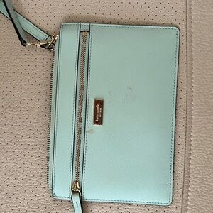 Kate Spade Mint Green Wristlet